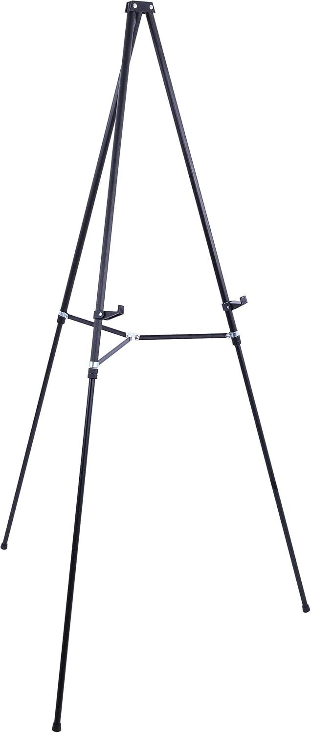 Adjustable Black Aluminum 66" Display Easel Stand