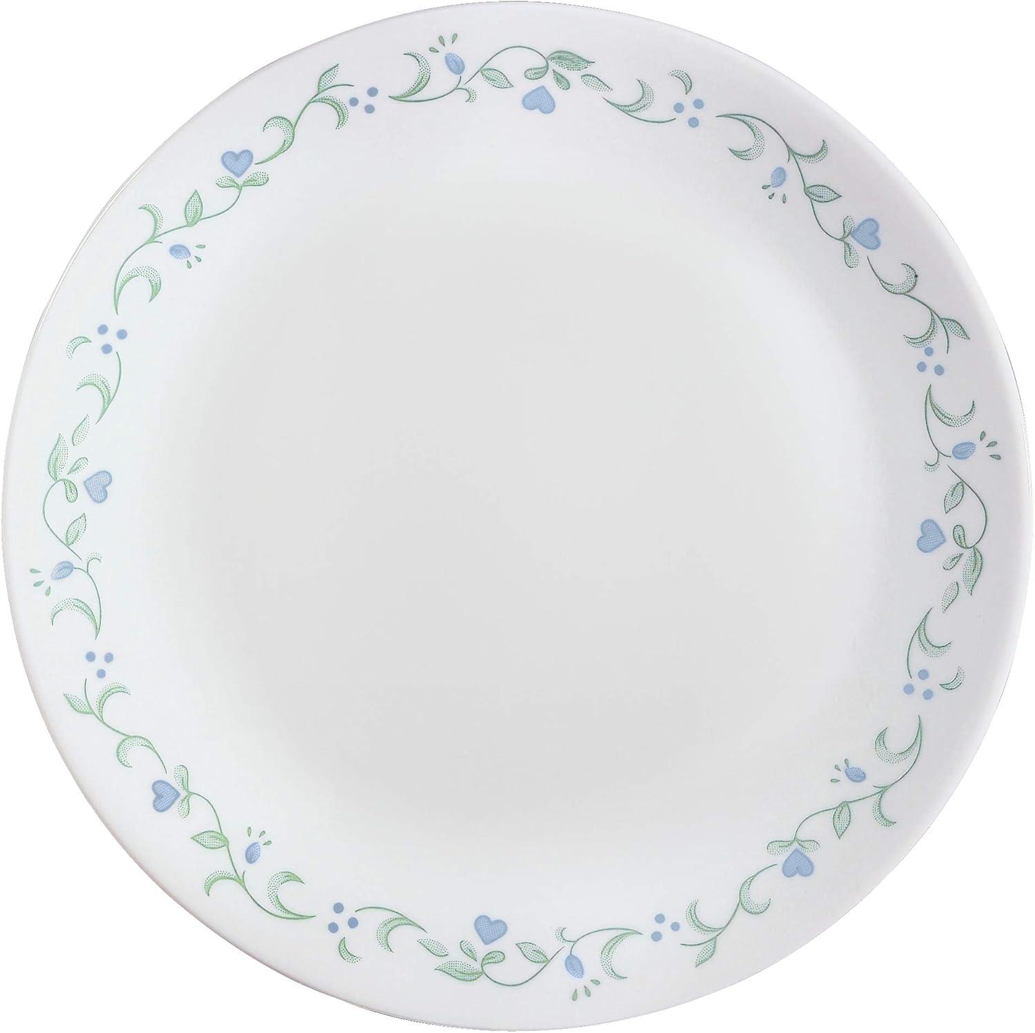 Corelle Livingware Country Cottage 10-1/4” Dinner Plate Vitrelle Glass (Set of 8)