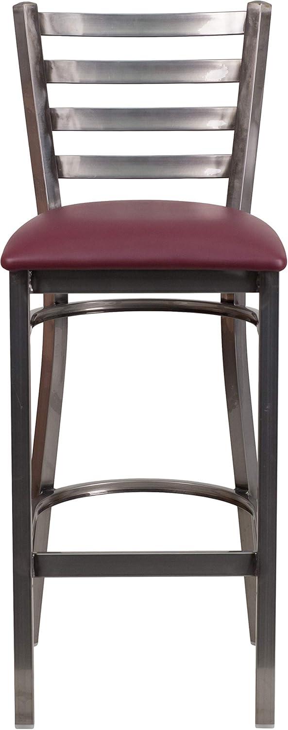 Flash Furniture Brixton Hercules Series Ladder Back Metal Restaurant Barstools
