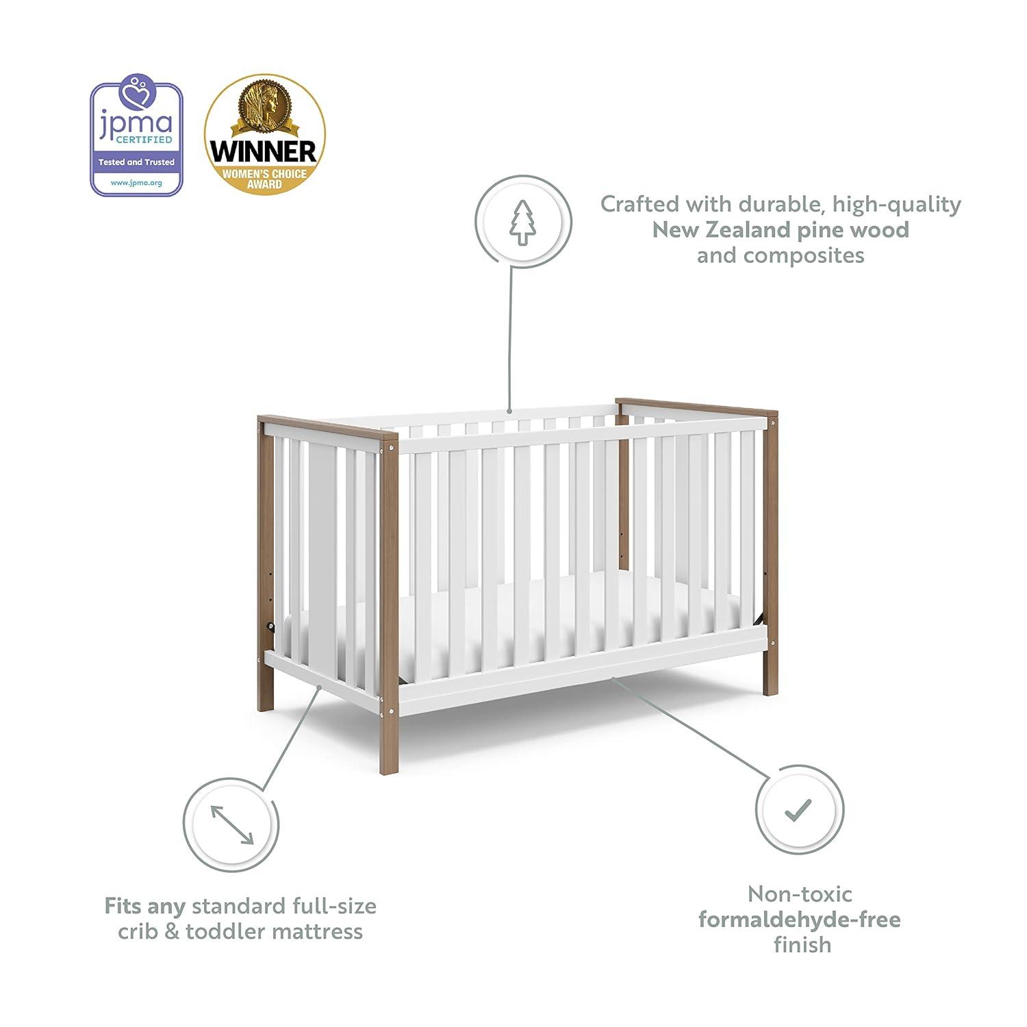 Modern Pacific 4-in-1 Convertible Crib