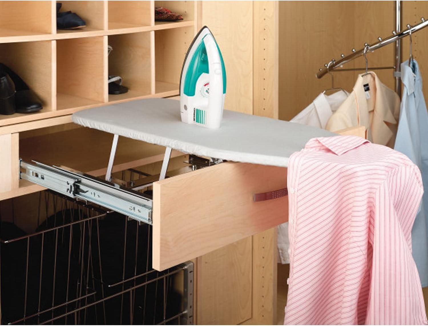 Rev-A-Shelf Pull Out Foldaway Ironing Board for Vanity Cabinet Drawer