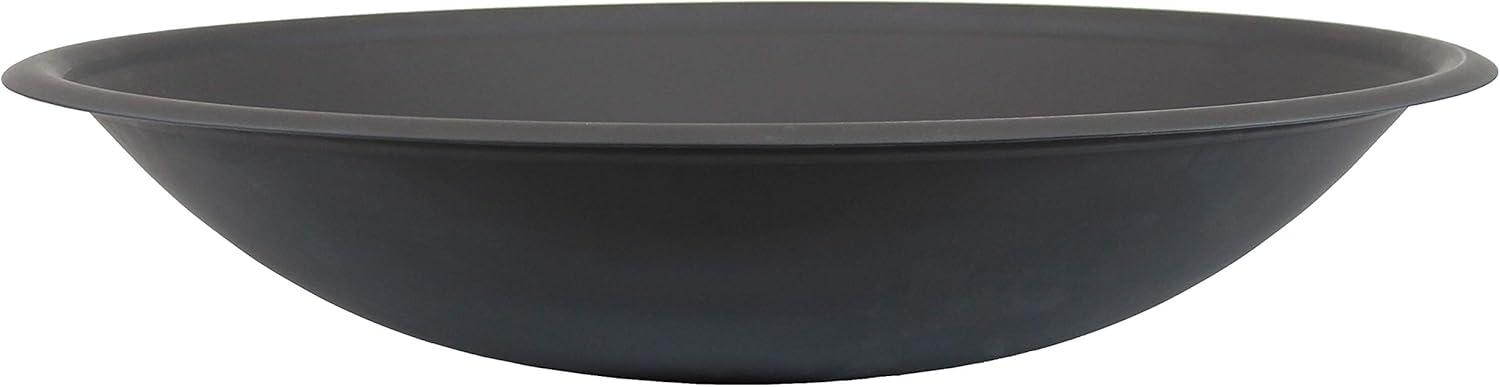 23-Inch Black Steel Fire Pit Replacement Bowl