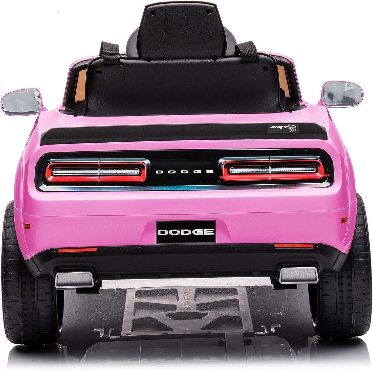Best Ride On Cars DODGE Challenger 12V Pink