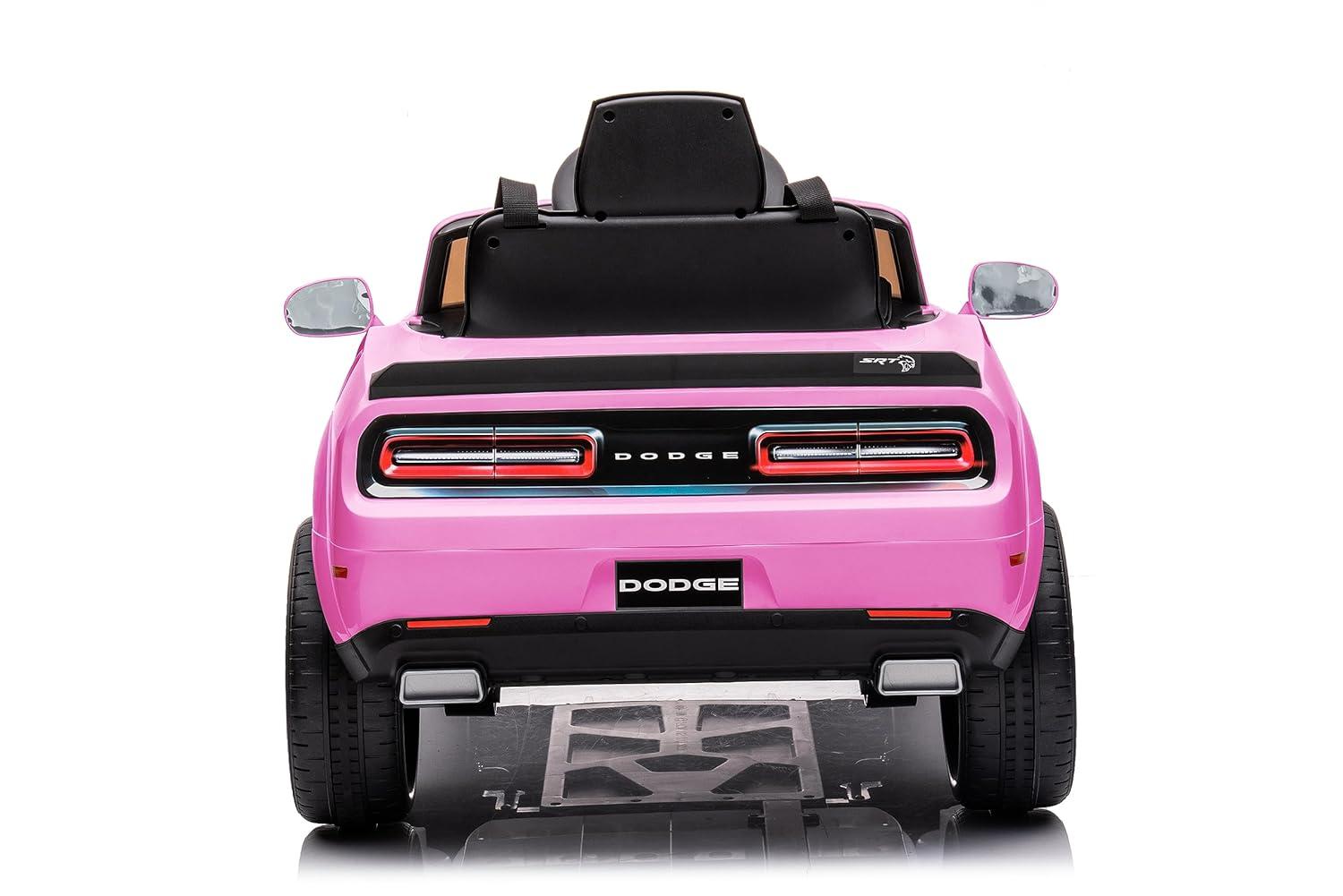 Best Ride On Cars DODGE Challenger 12V Pink