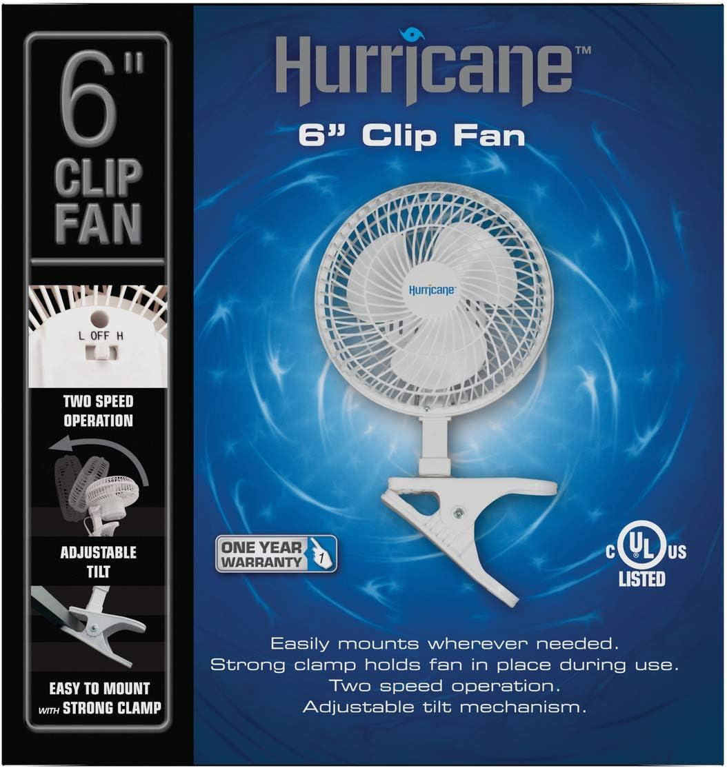 Hurricane Hurricane 10'' Oscillating Retro Clip Fan Fan