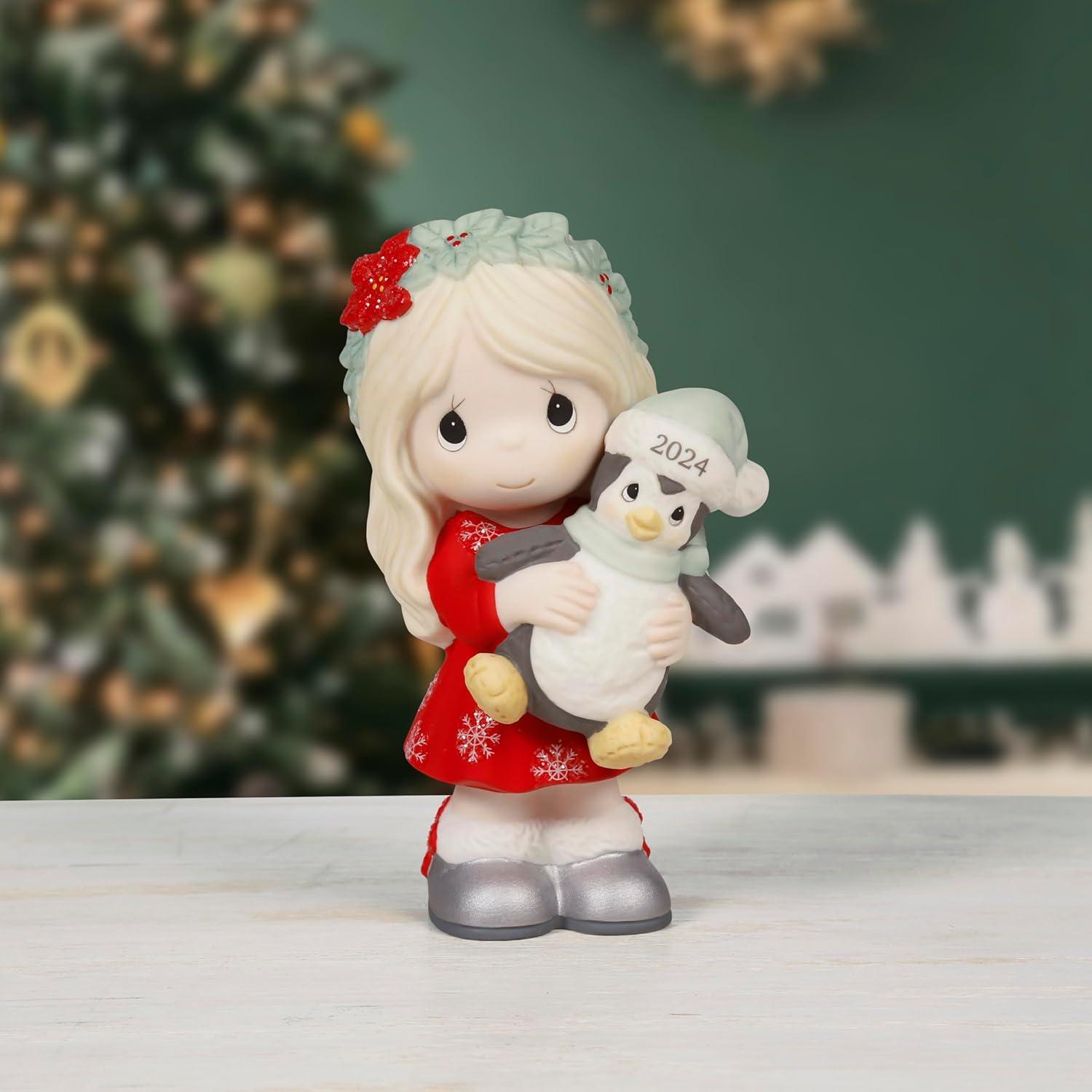 Precious Moments Have Yourself a Merry Little Christmas 2024 Dated Girl Figurine, Count 1