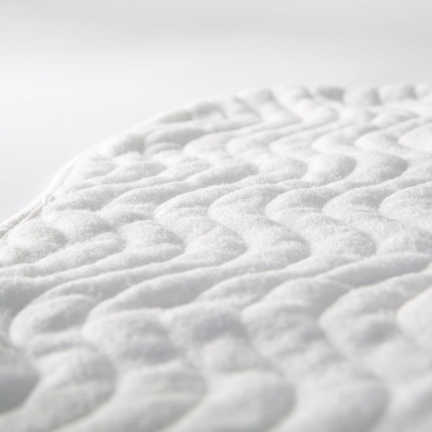 Ubbi Quilted Reusable Changing Pad Liner Covers - White