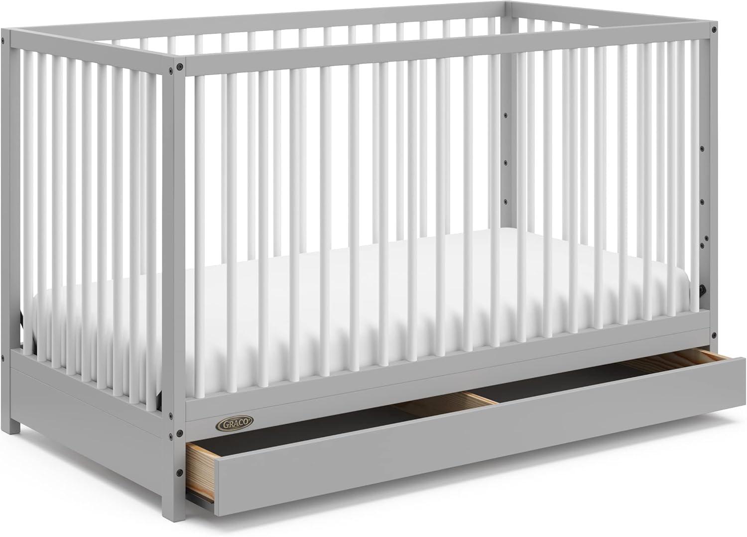 Graco Teddi 5-in-1 Convertible Crib with Drawer