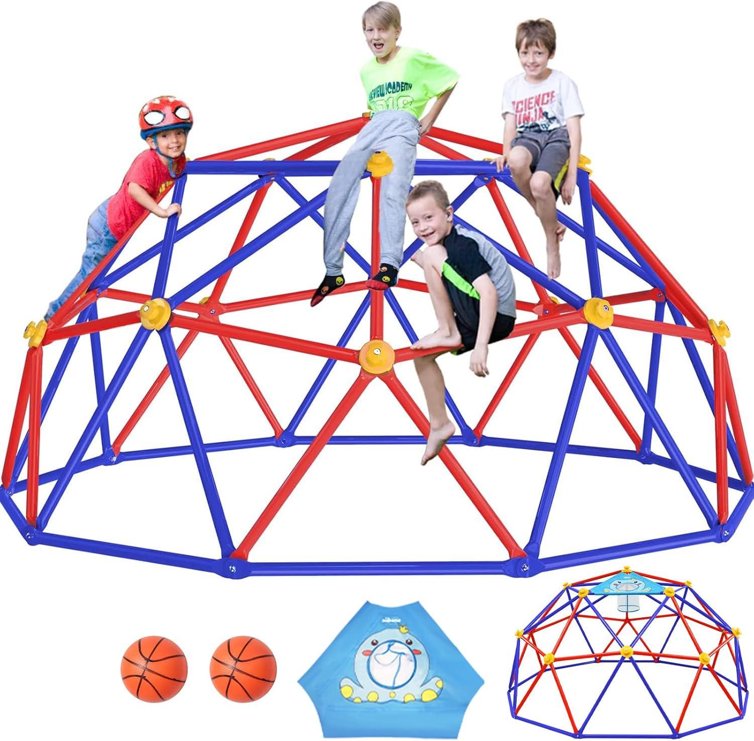 Zupapa 10ft Purple and Orange Steel Dome Climber