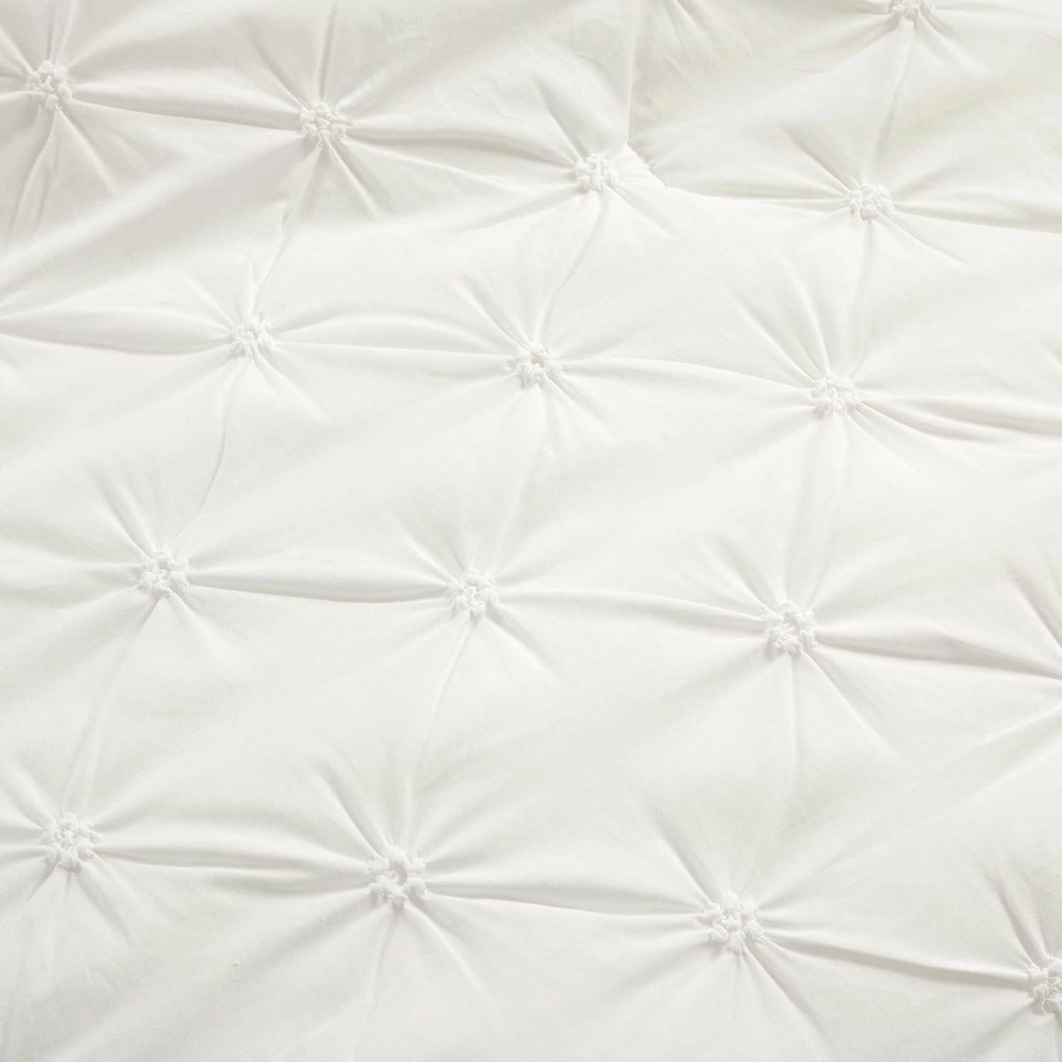 White Cotton 3 Piece Comforter Set