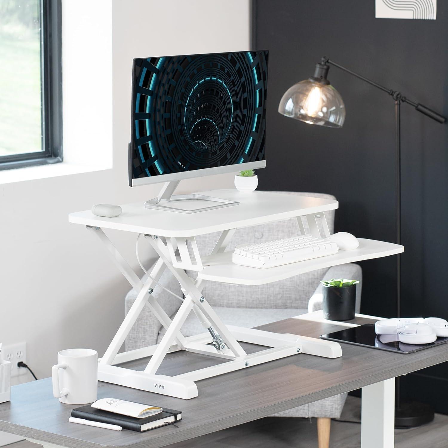 VIVO Height Adjustable Standing Desk Converter (DESK-V000K Series)