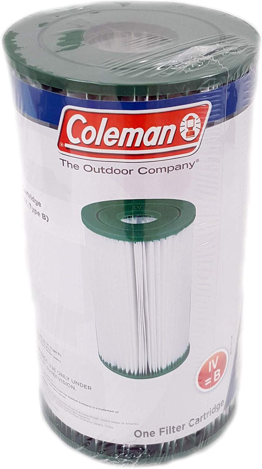 Coleman 90358E Type IV/Type B Swimming Pool Filter Pump Replacement Cartridges for 2,500 Gallons Per Hour Filter Pumps (2 Pack)