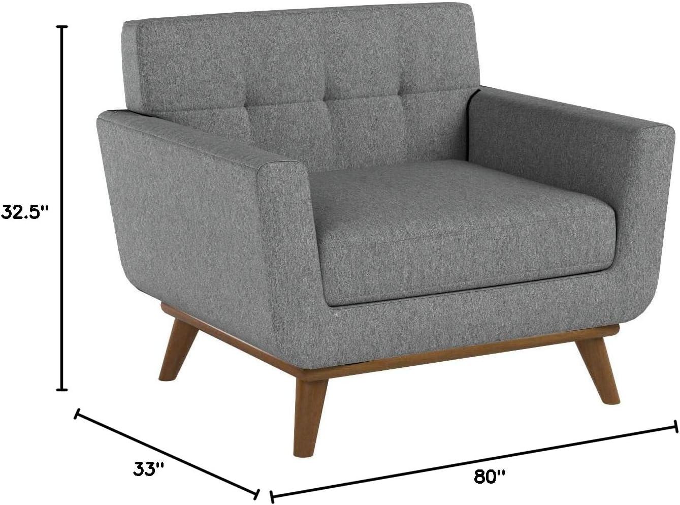 Modway Engage Fabric Armchair in Expectation Gray (Set of 2)