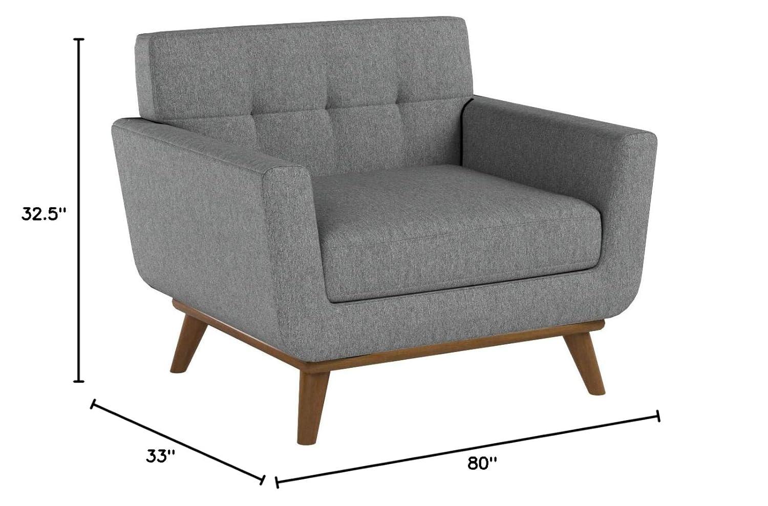 Modway Engage Fabric Armchair in Expectation Gray (Set of 2)