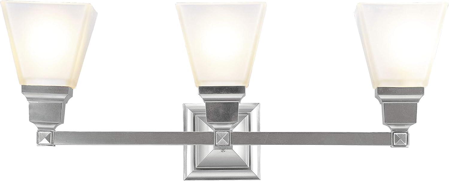 Livex Lighting Mission 3 - Light Vanity in  Brushed Nickel