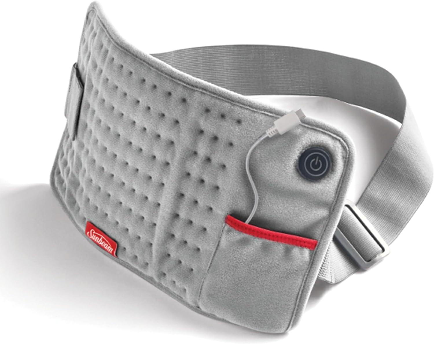 Sunbeam GoHeat USB-Powered Heating Pad, Color Gray