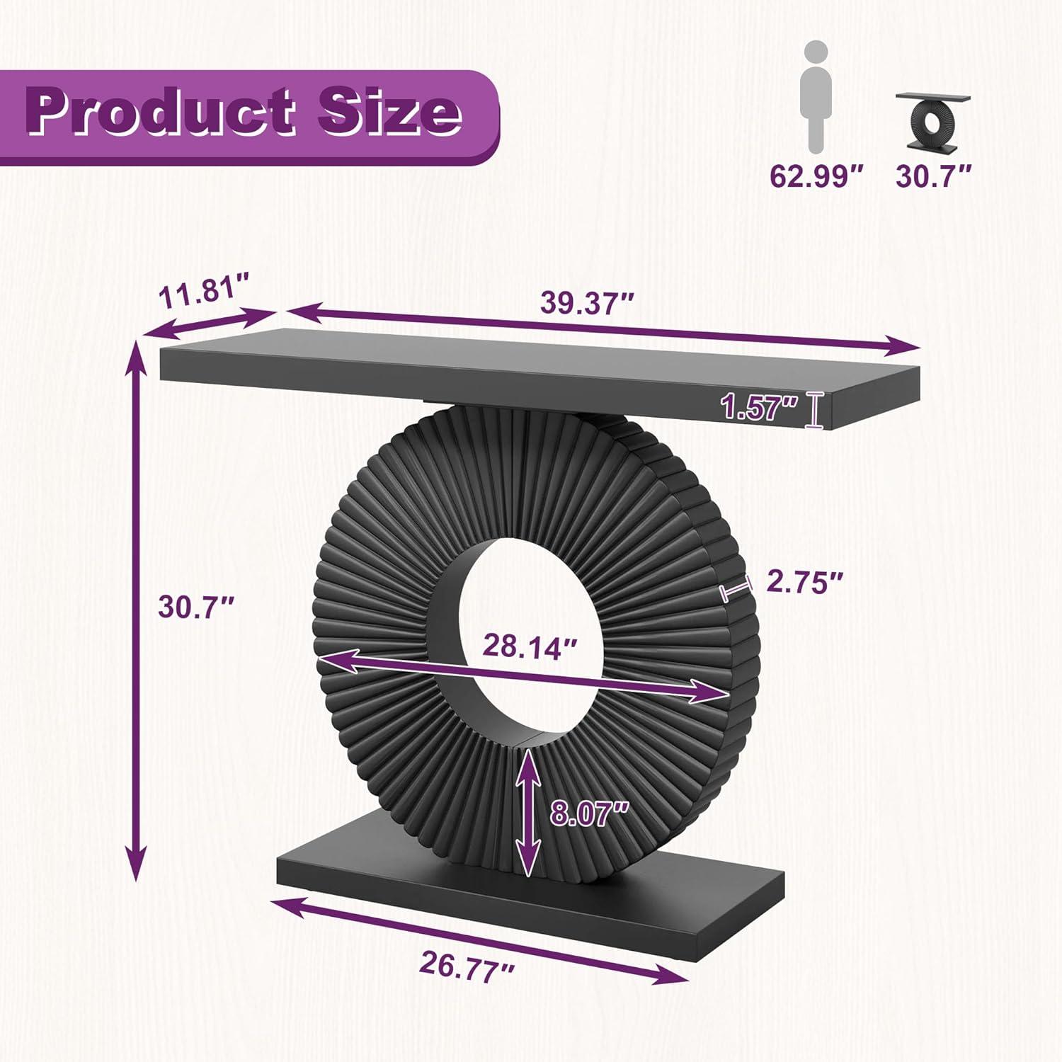 Millwood Pines 63 Inch Long Console Table Farmhouse Sofa Table