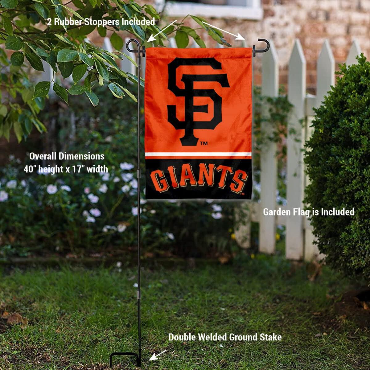 San Francisco Giants Patriotic Polyester Garden Flag