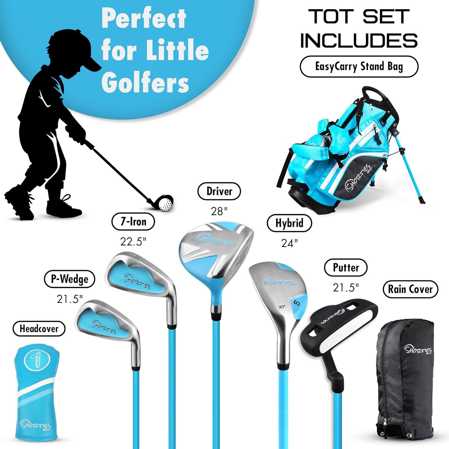 Shorties Golf Kid's Golf Club Set (Kids 34"-38" Tall) TINY Graphite - Left