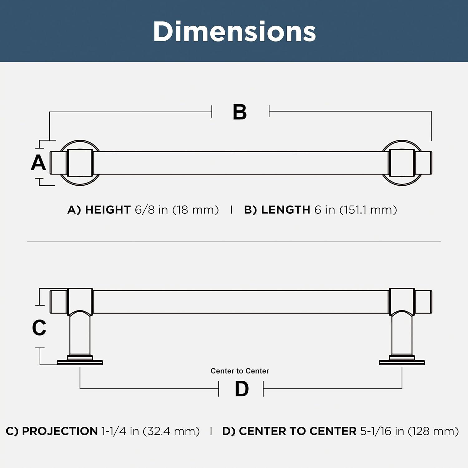 Franklin Brass Simple Round Bar Cabinet Drawer Pull (Set of 30)