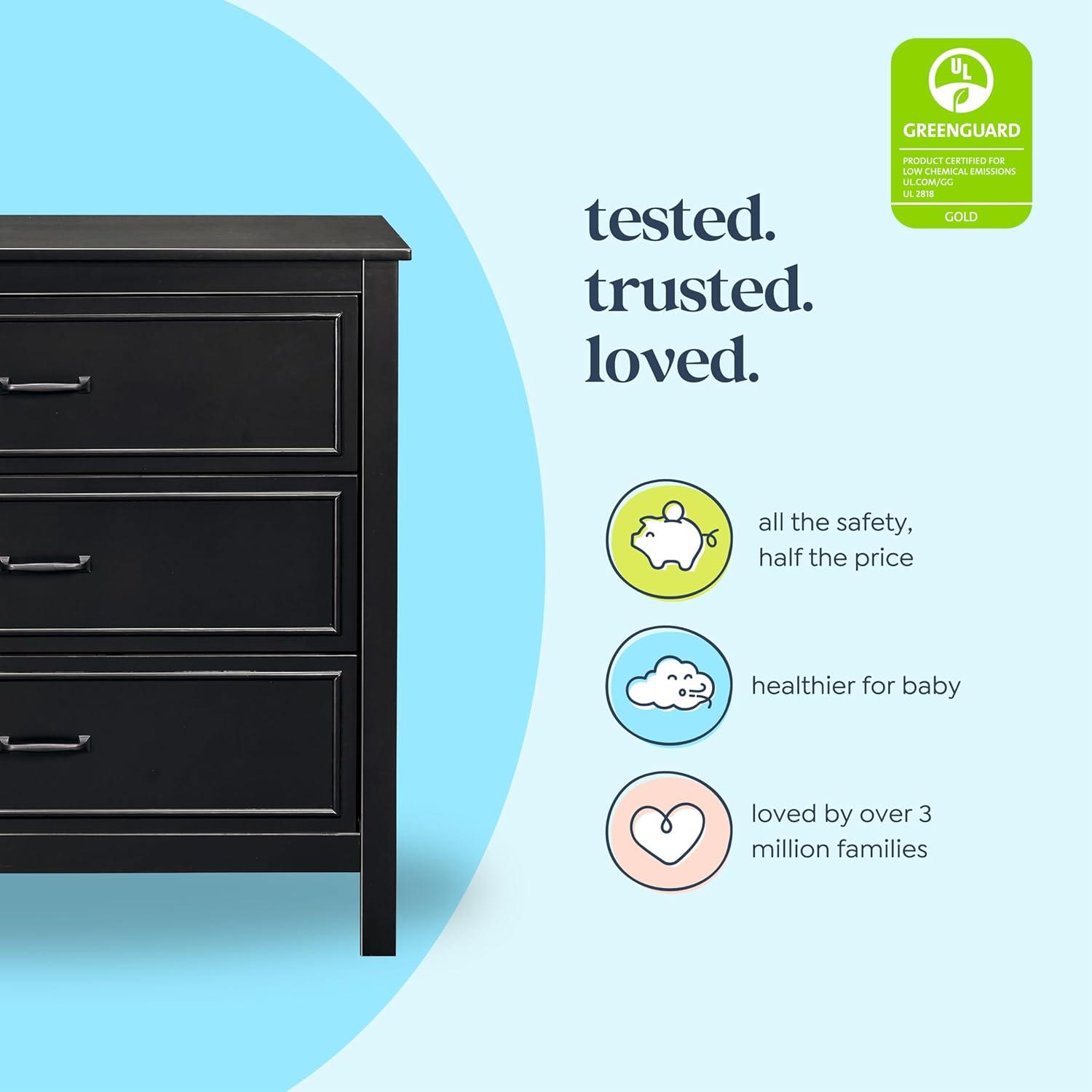 daVinci Charlie 3 Drawer Dresser