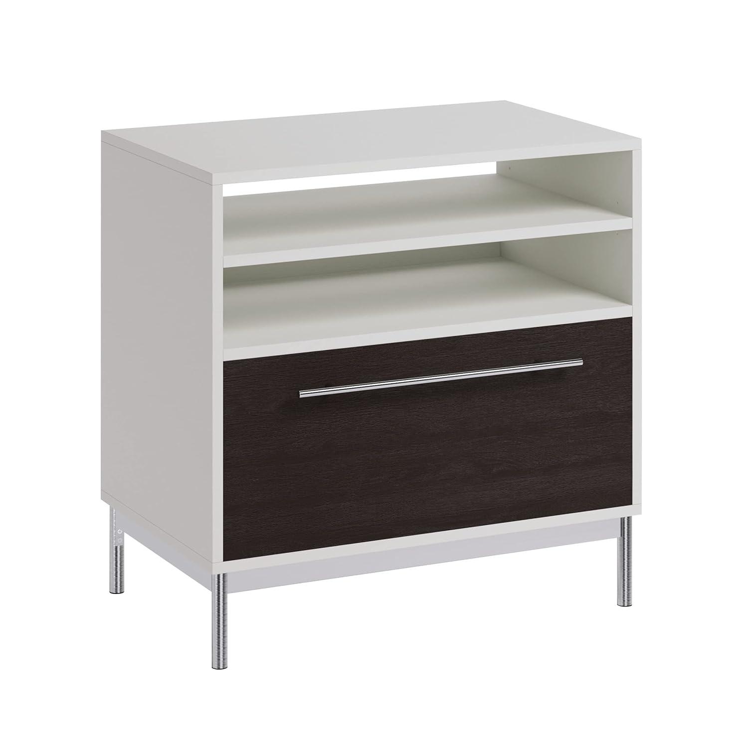 Sauder Vista Key Engineered Wood Lateral File Cabinet in Pearl Oak/Misted Elm