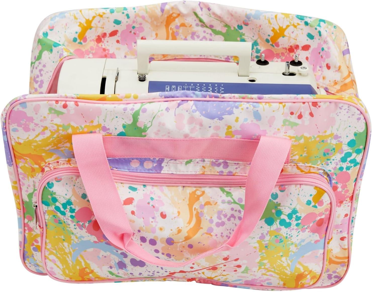 Bright Creations Watercolor Sewing Machine Carrying Case (18.1 x 9.4 x 12.2 In)