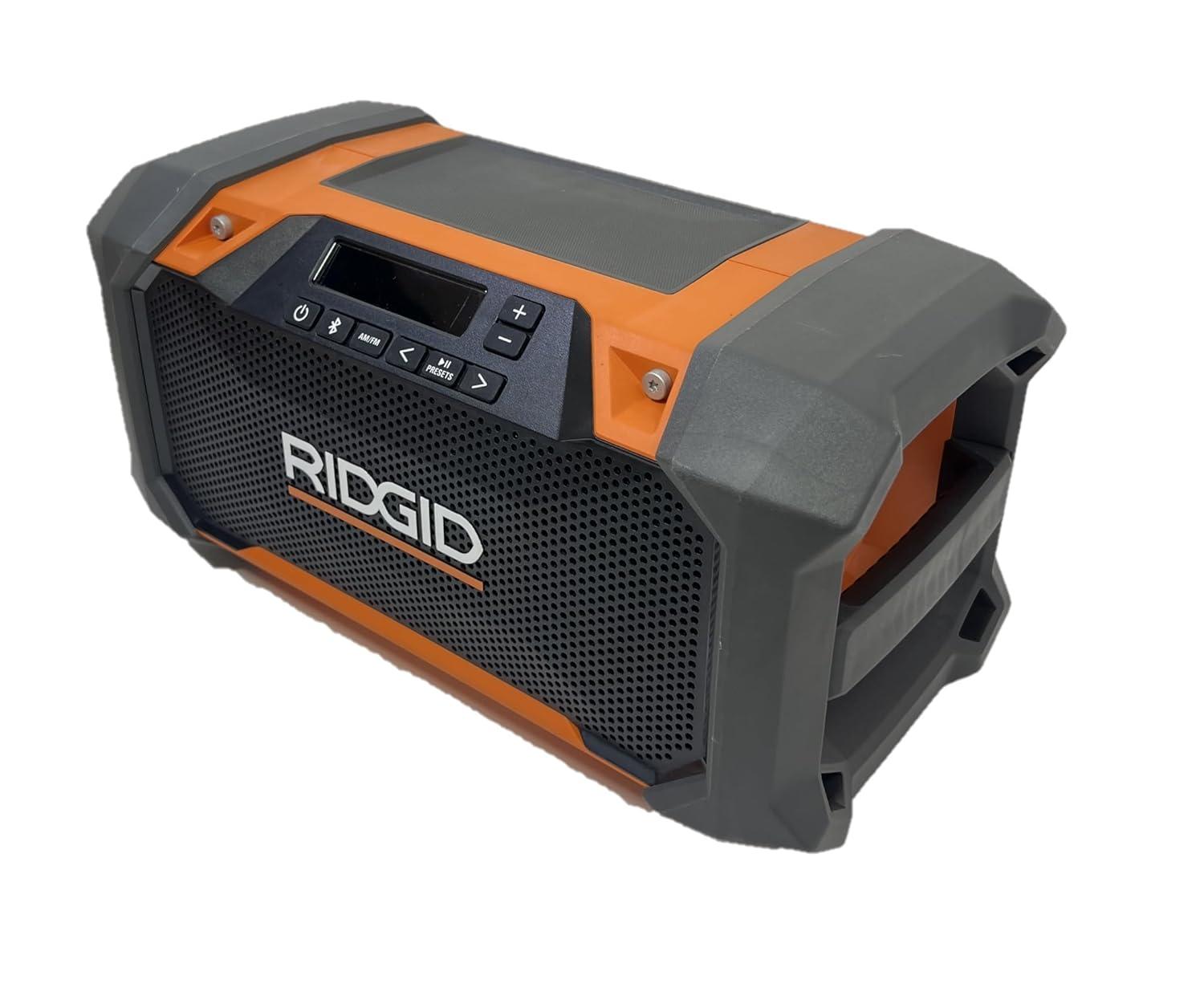 RIDGID 18V Hybrid Jobsite Radio with Bluetooth Technology (Tool Only)