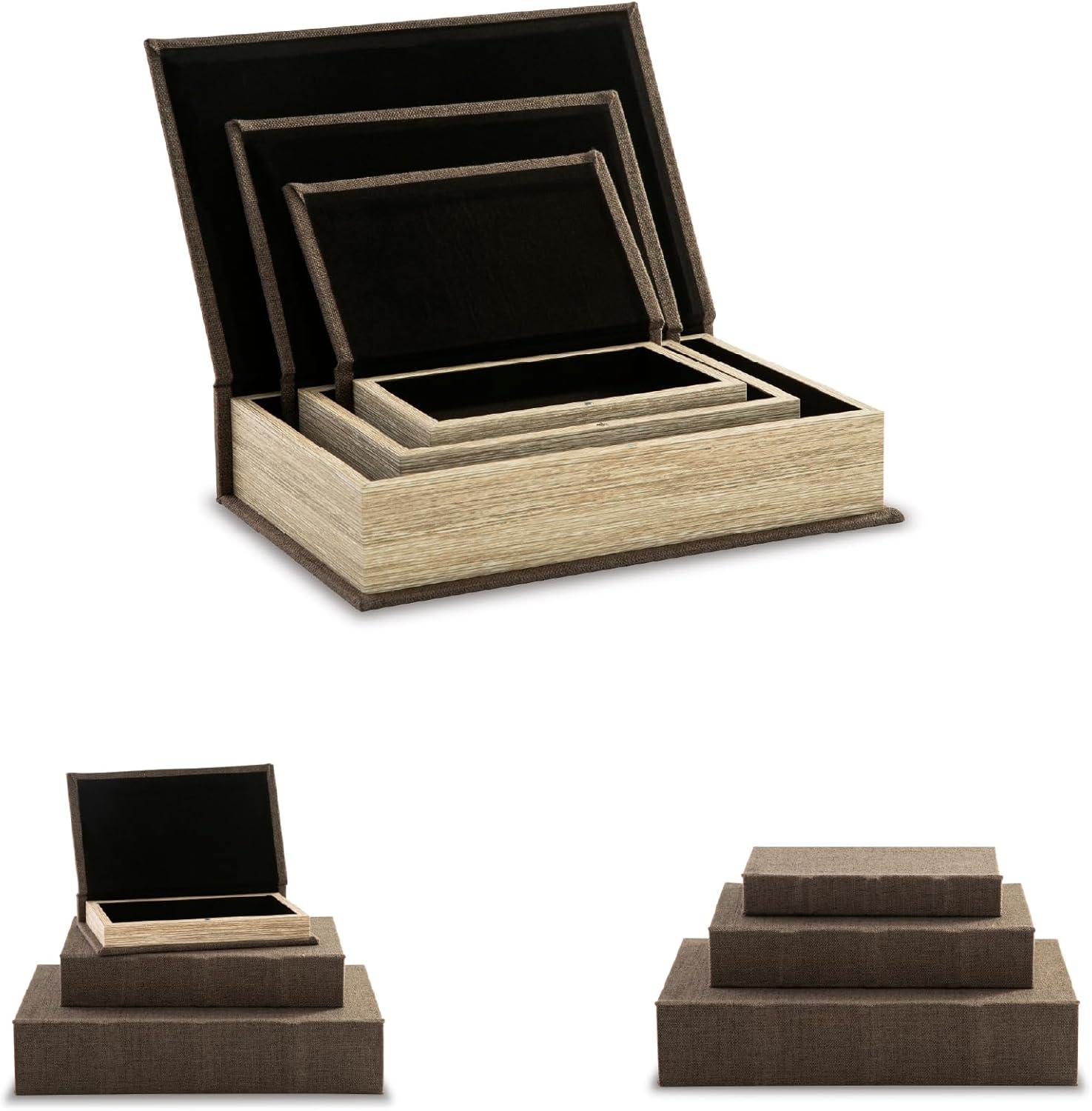 Signature Design by Ashley Casual Jolina Box (Set of 3) Brown