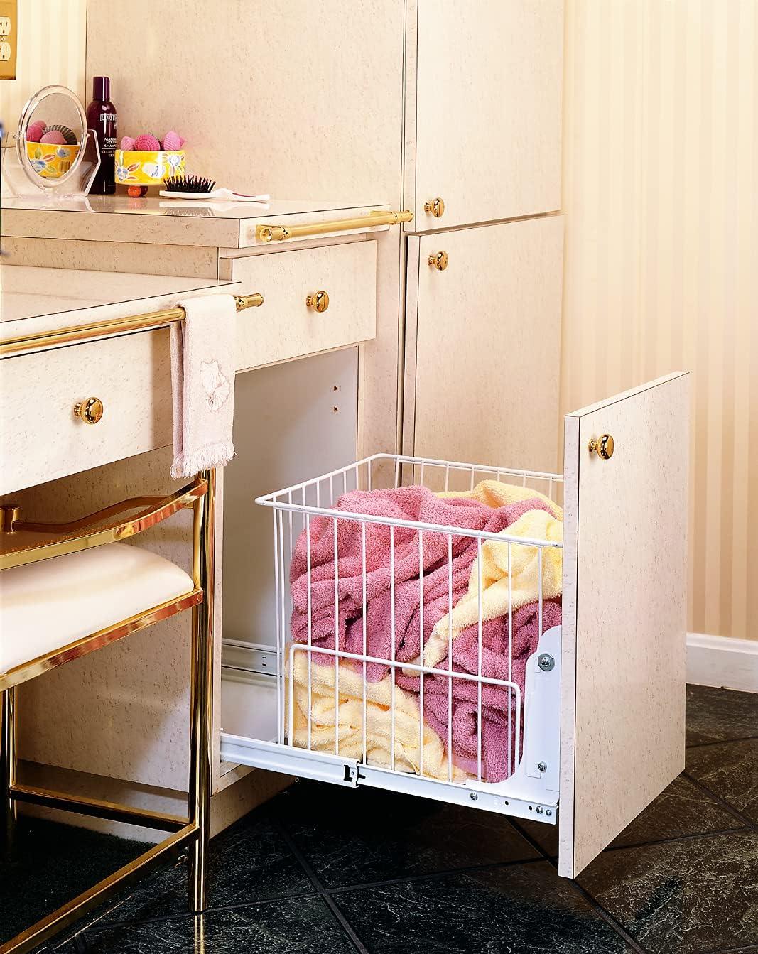 Rev-A-Shelf Rev-A-Shelf Steel Wire Pull Out Hamper for Vanity/Closet Applications