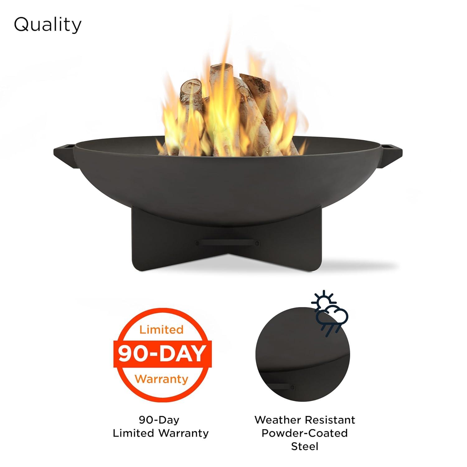 Anson Wood Burning Fire Pit by Real Flame