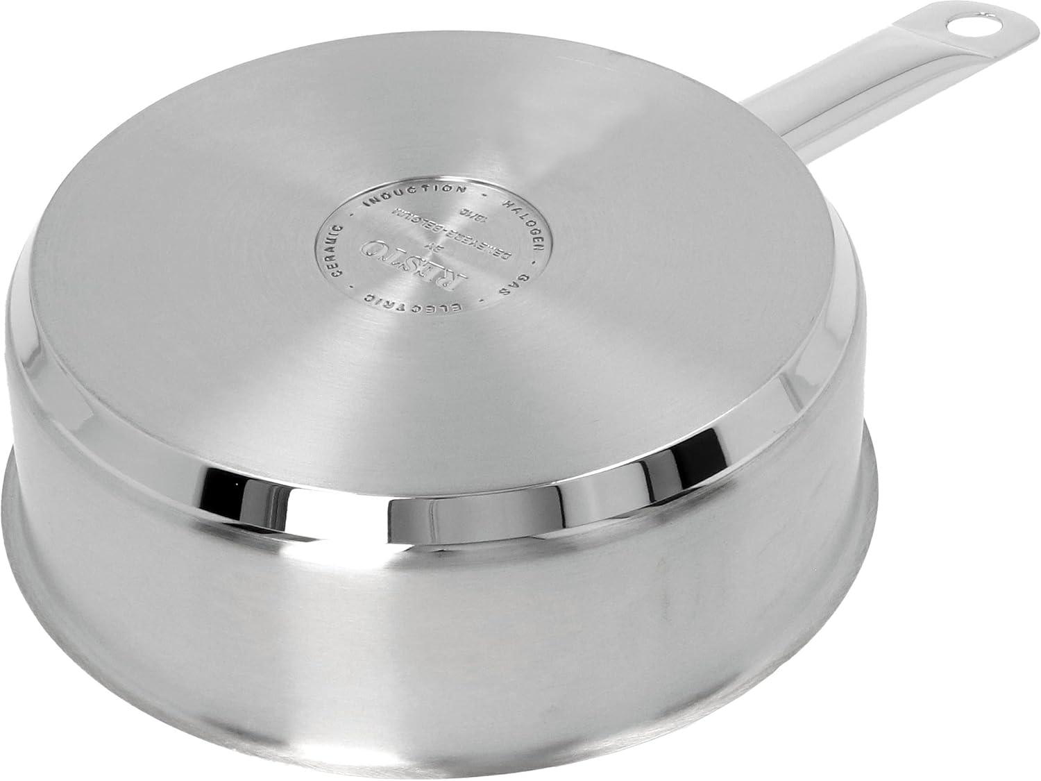 Demeyere Resto 4-cup Stainless Steel Egg Poacher Set