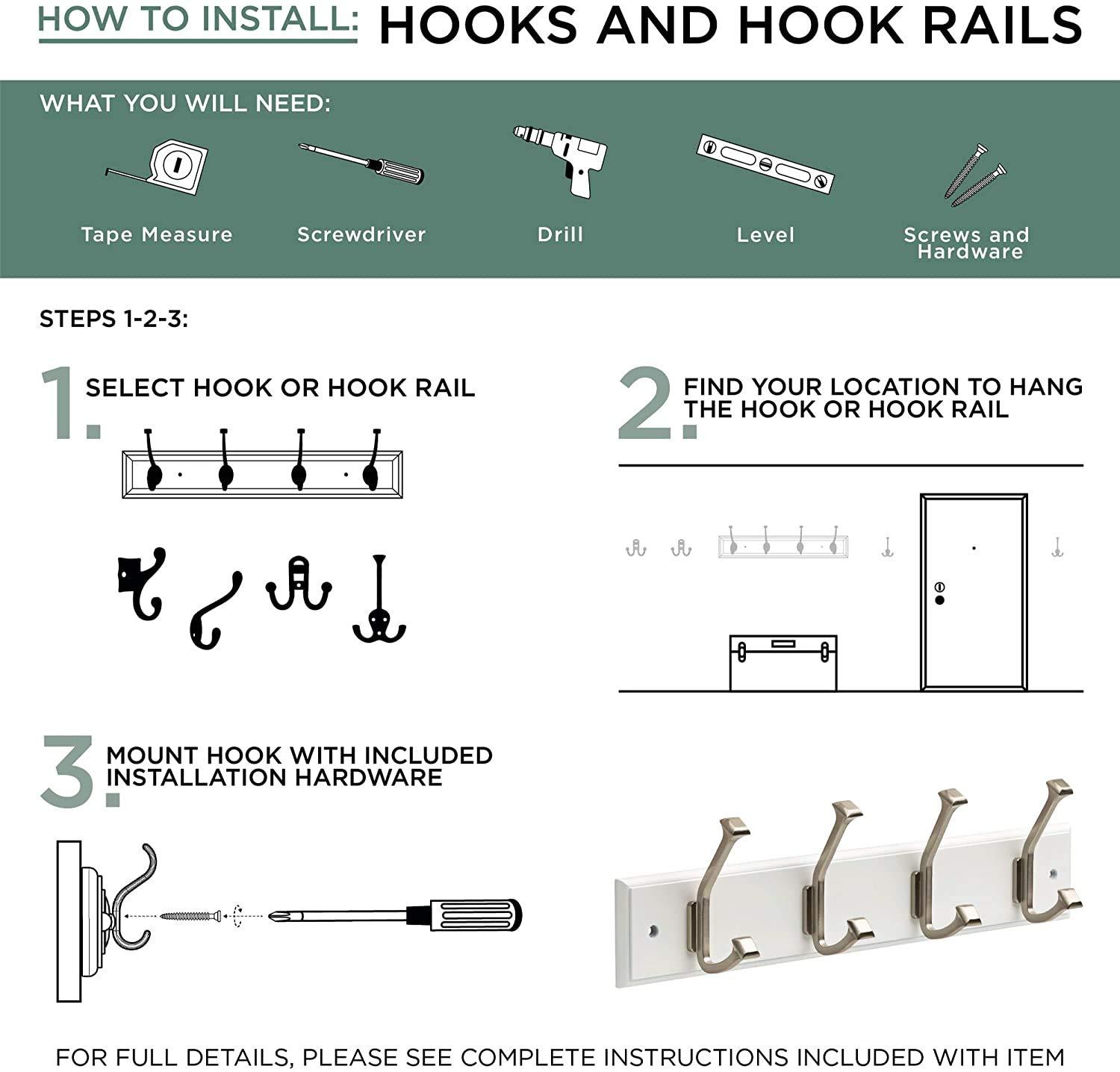 Liberty Ruavista 4-1/3 in. Venetian Bronze with Copper Highlights Coat Hook