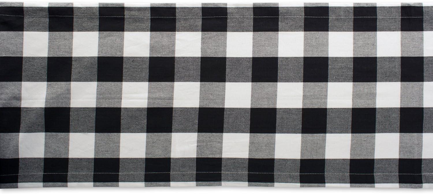 Black Buffalo Check Table Runner 14x108