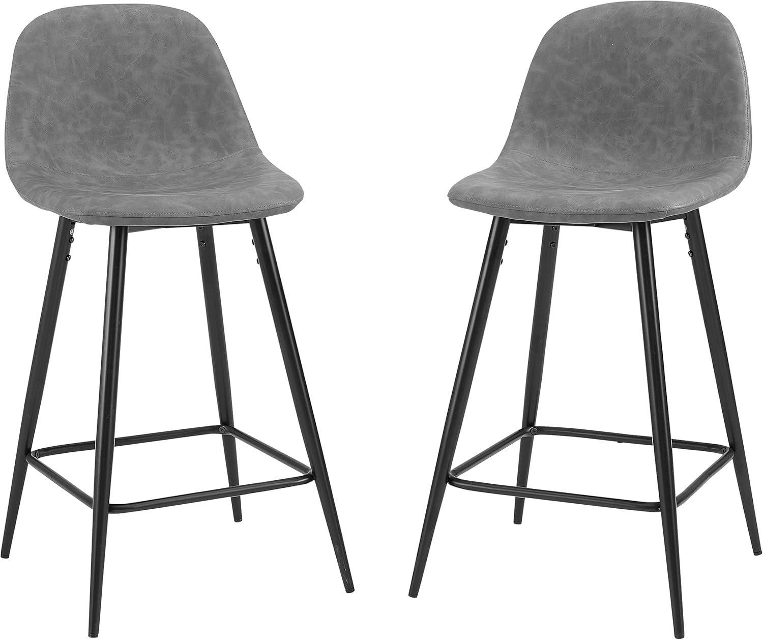 Set of 2 Weston Counter Height Barstools - Crosley