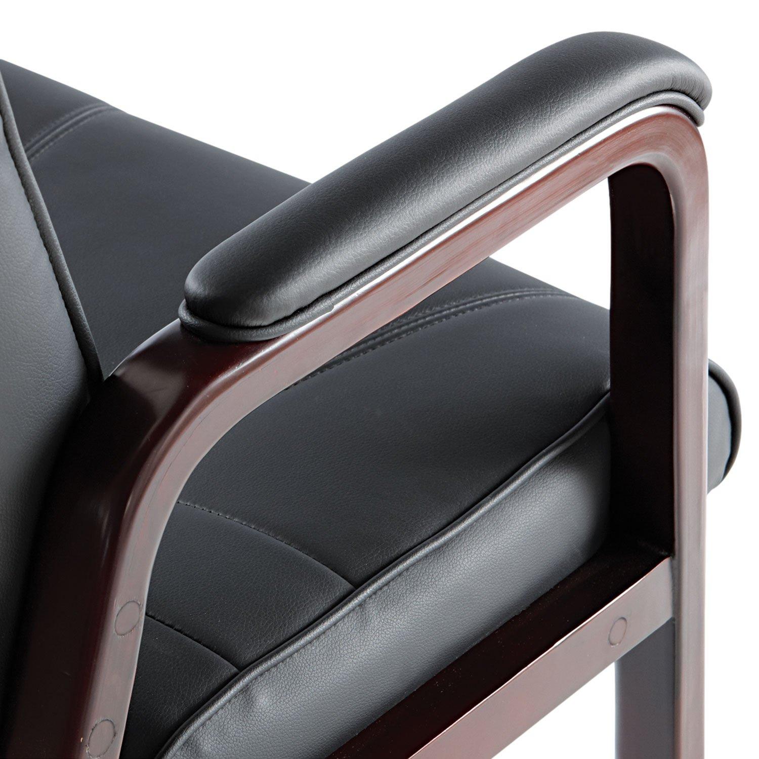 Alera® Waiting Room Chair with Wood Frame