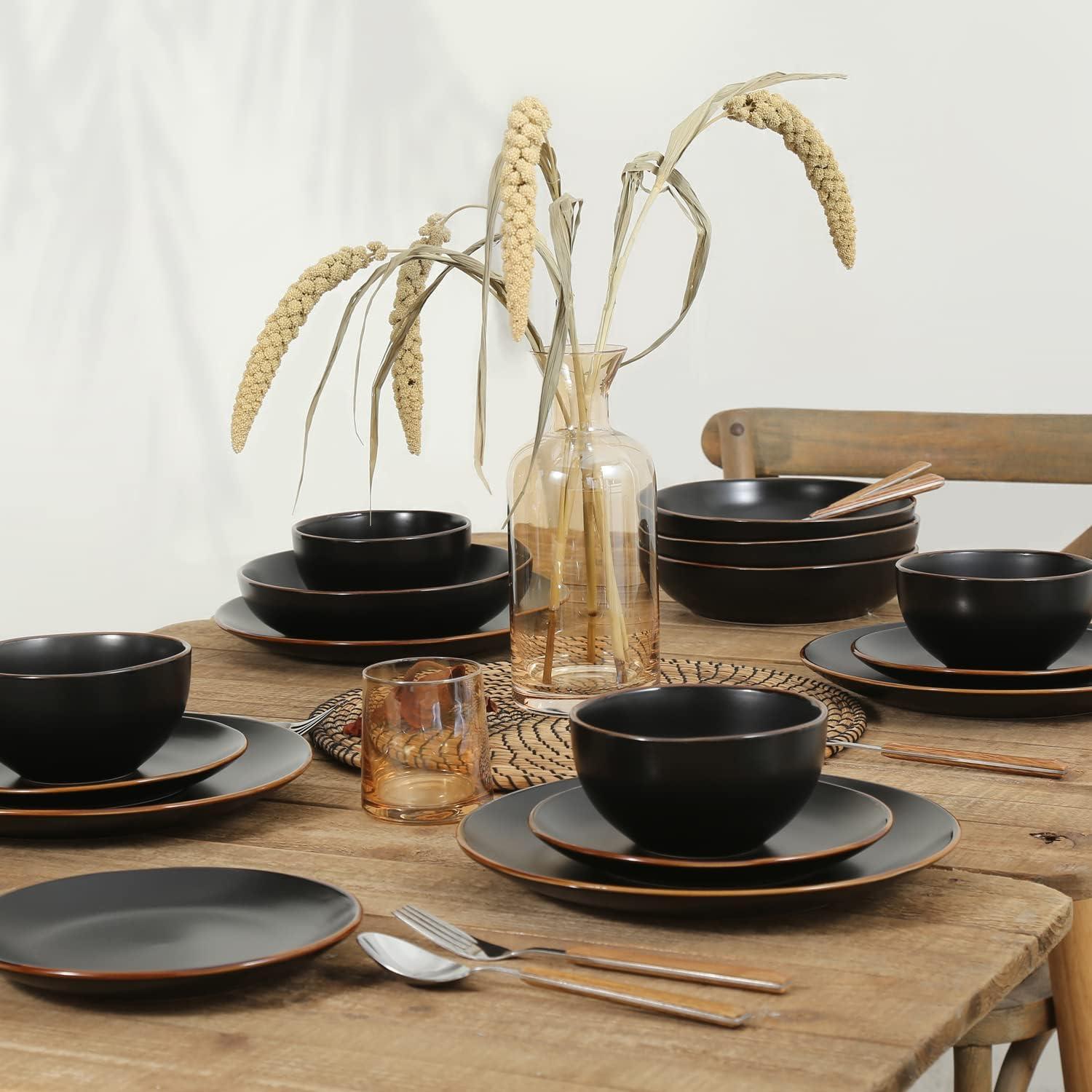 Brasa 16-Piece Dinnerware Set Stoneware