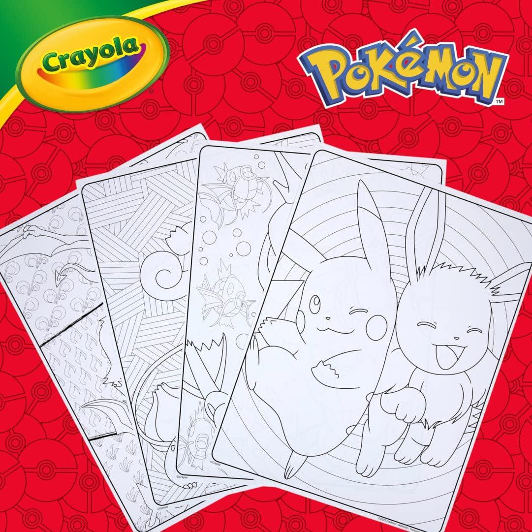Crayola Imagination Art Set Pokemon: Drawing & Coloring Kit with Crayons, Markers, Pencils, & Sheets for Ages 5+