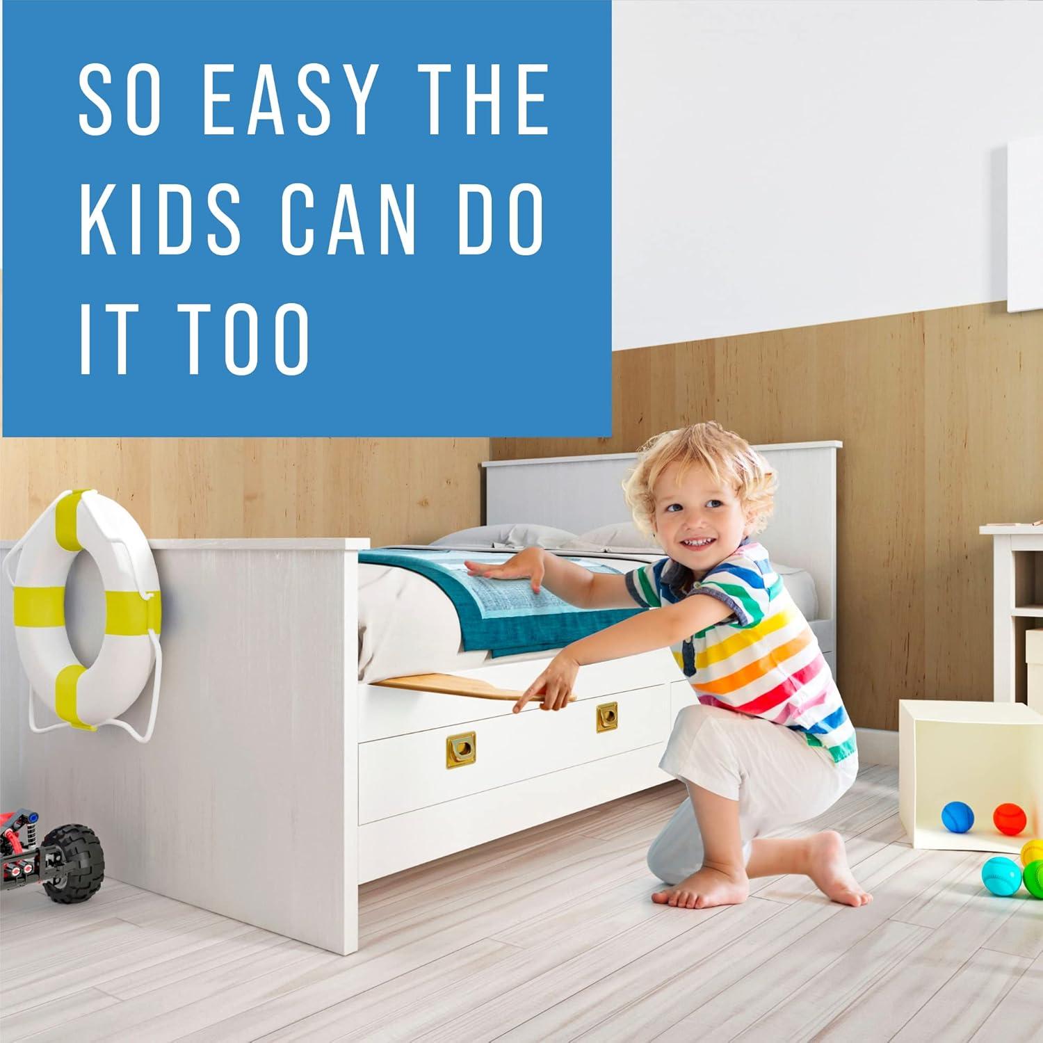 Maplefield [1 Pack] Extra Wide Bamboo Bed Sheet Tucker Tool - Durable Bed Maker Tool - Handy Bed Sheet Tightener