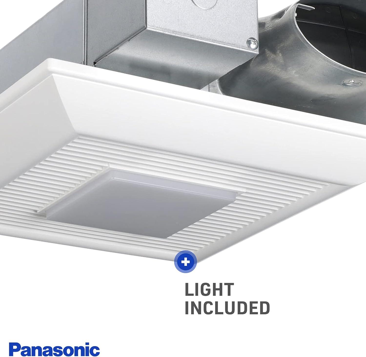 WhisperValue DC White LED Ventilation Fan with Condensation Sensor