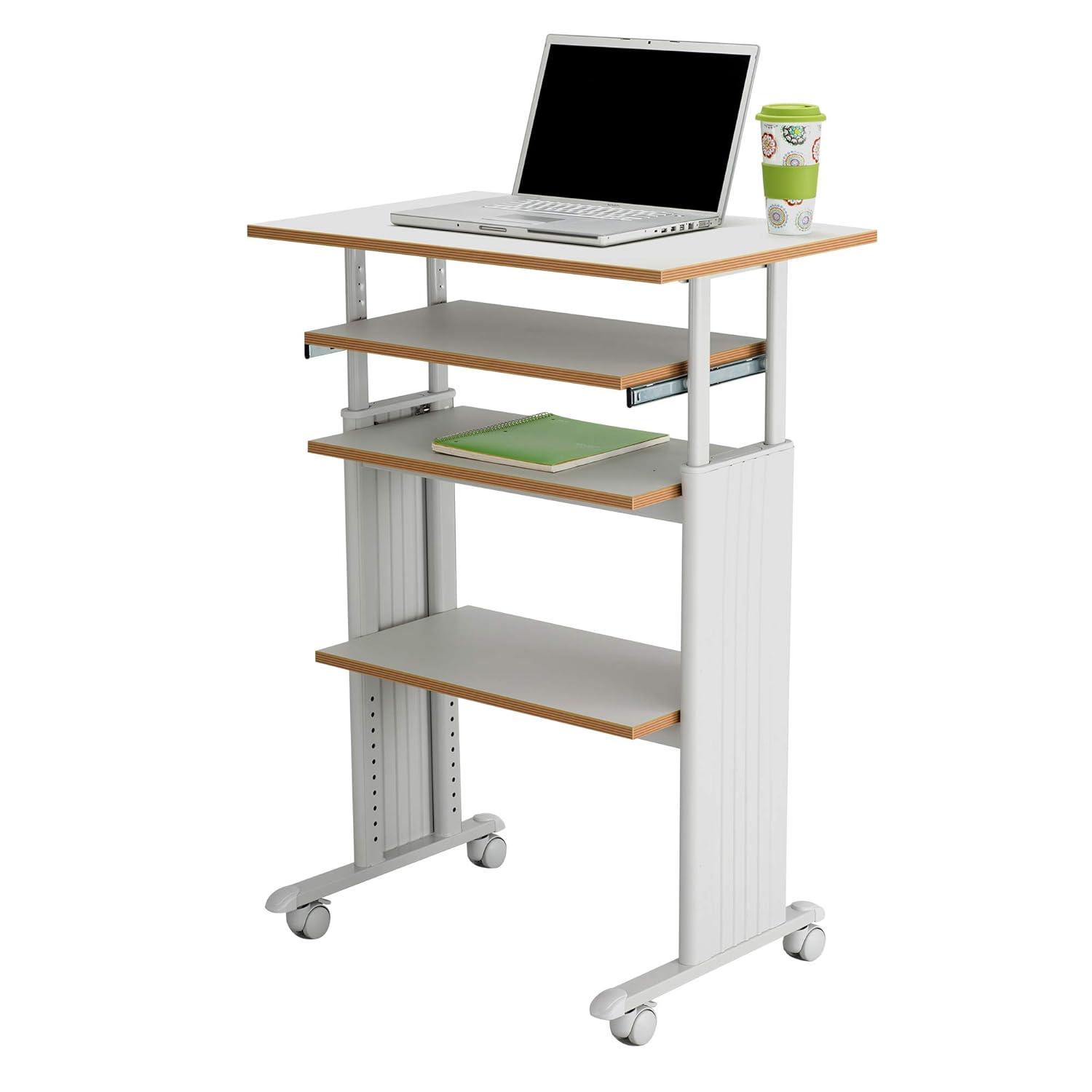 Safco Products Company MUV Adjustable Stand-Up Workstation AV Cart