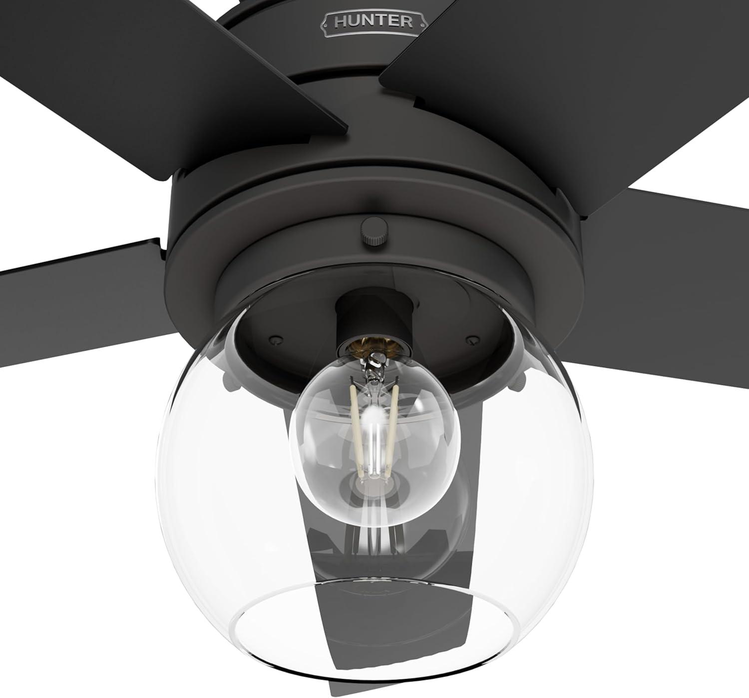 52" Xidane 5 -Blade LED Standard Ceiling Fan with Remote Control and Light Kit Included