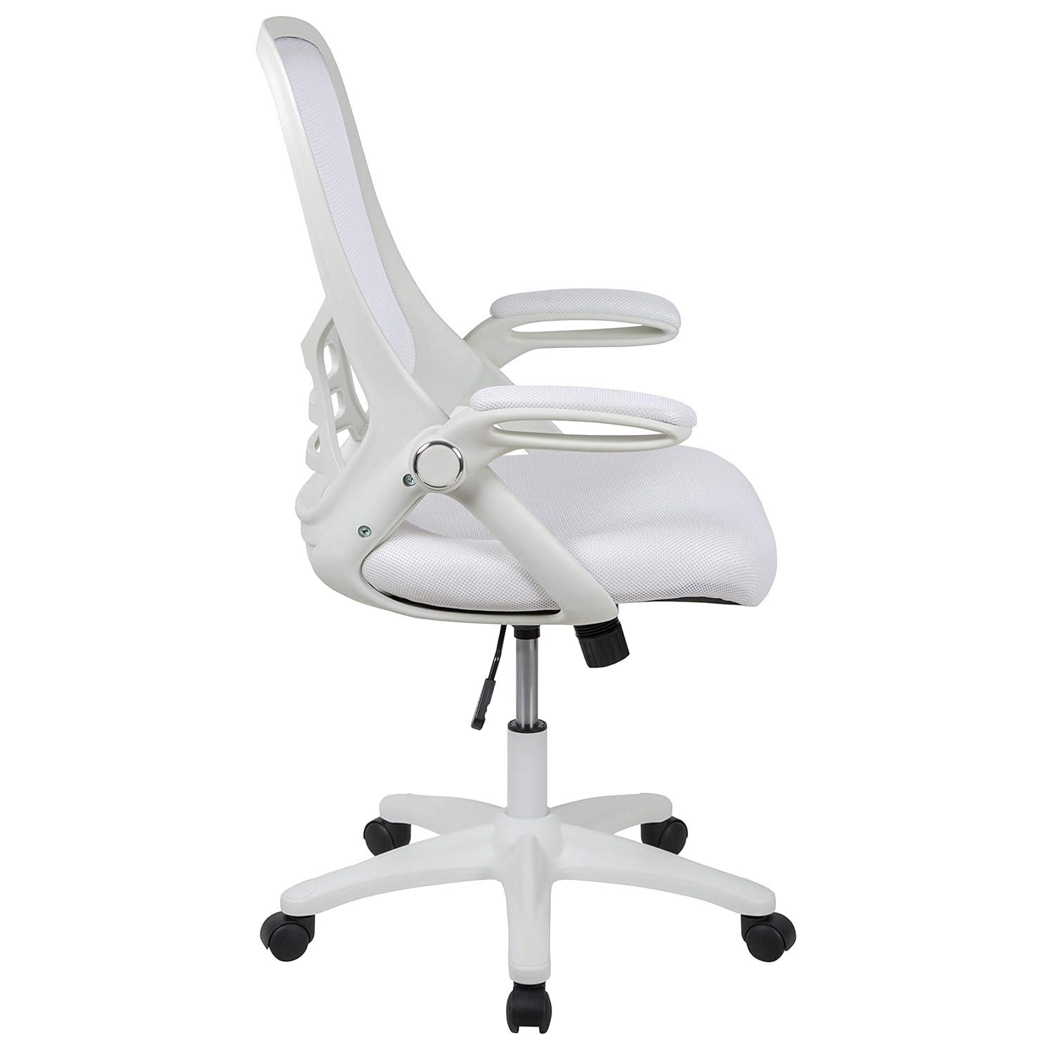 Flash Furniture Cappello High-Back Mesh Swivel Ergonomic Office Chair with Flip-Up Arms