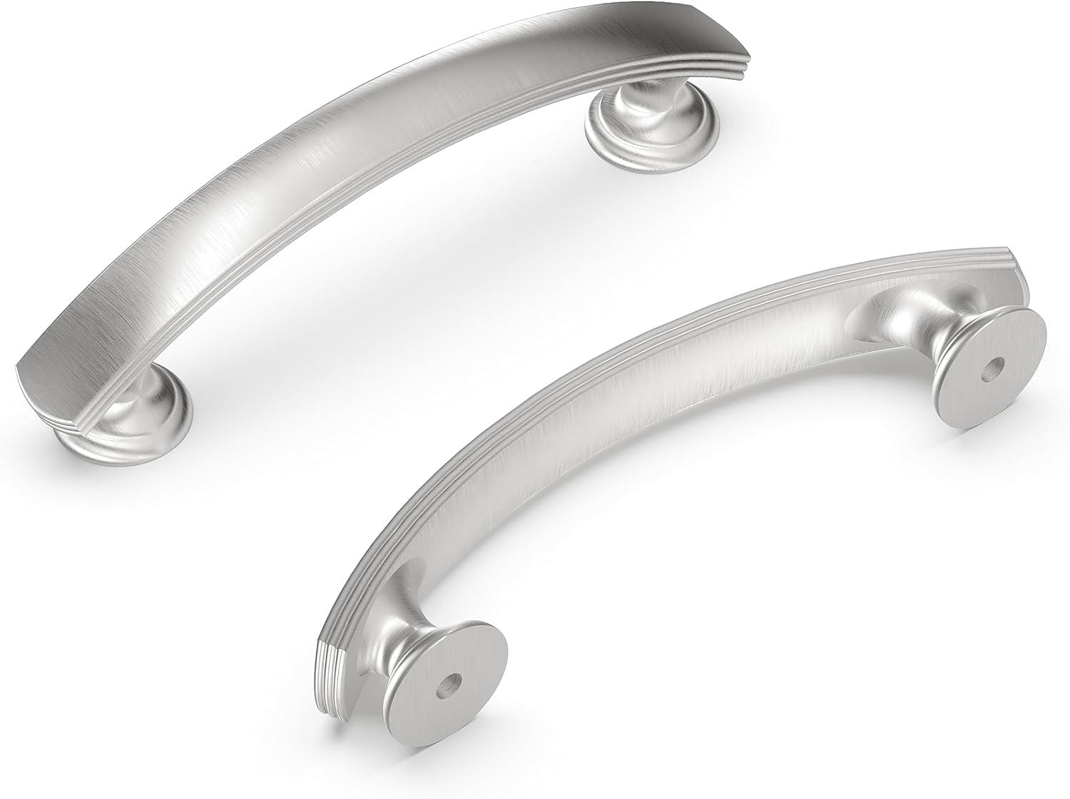 Hickory Hardware American Diner Collection Pull - Transitional, Traditional Hardware for Drawers & Cabinets (Set of 10)