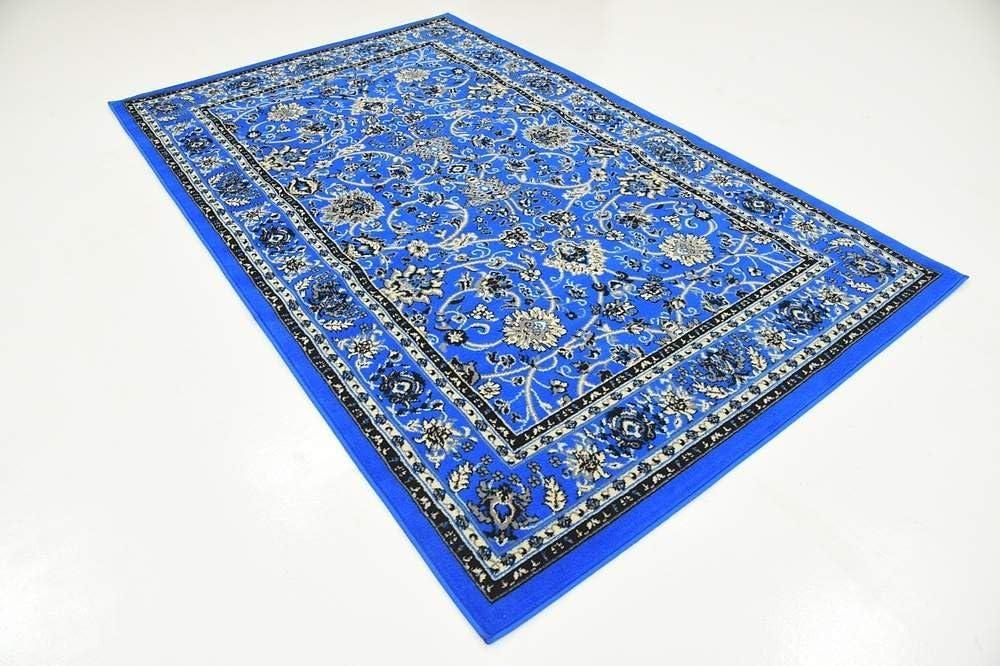 Unique Loom 5' 0 x 8' 0 Sialk Hill Washington Dark Blue Area Rug