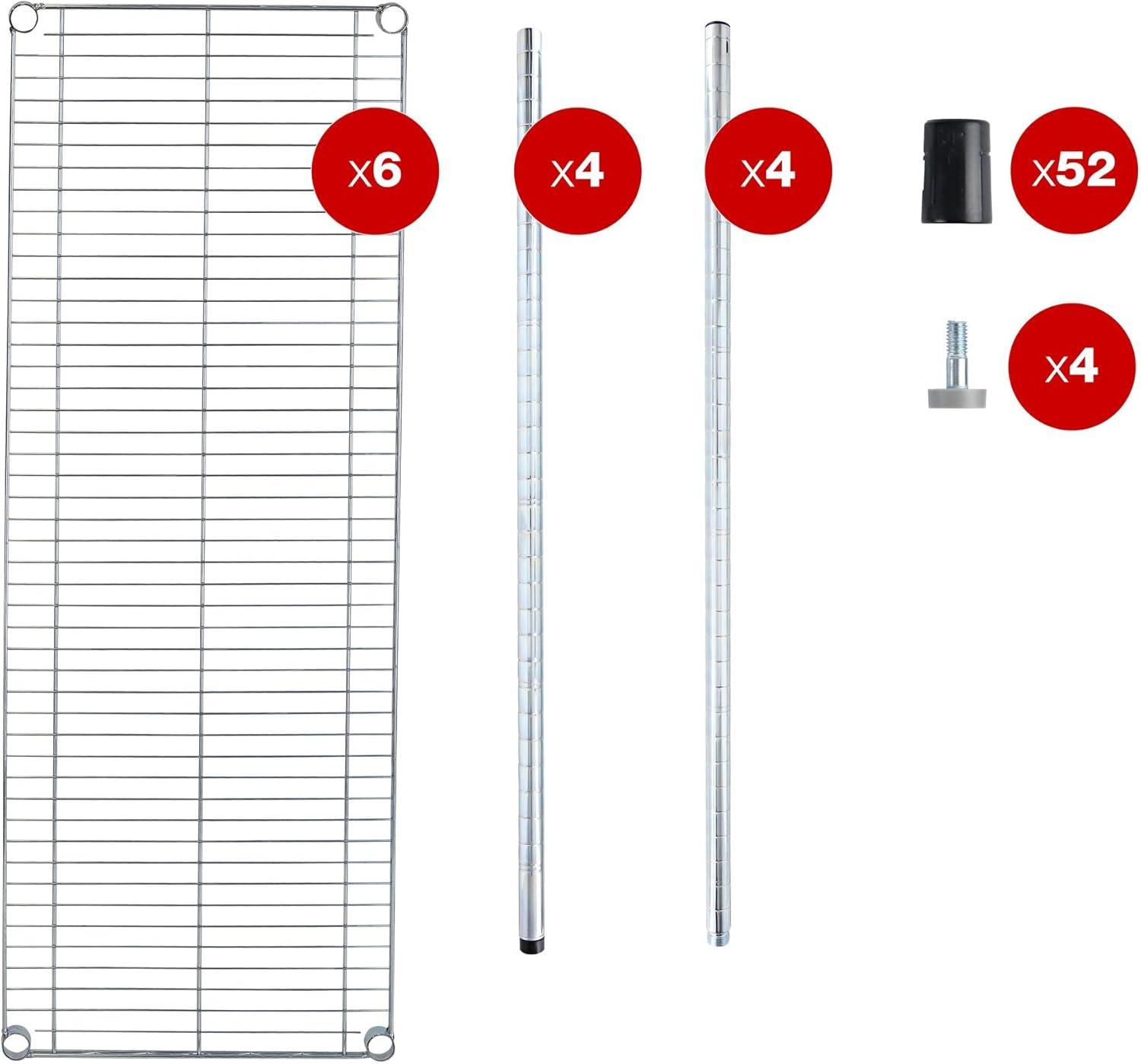 48'' W Steel Shelving Unit