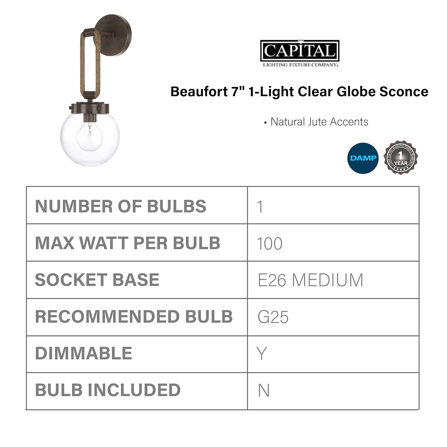 Beaufort Armed Sconce