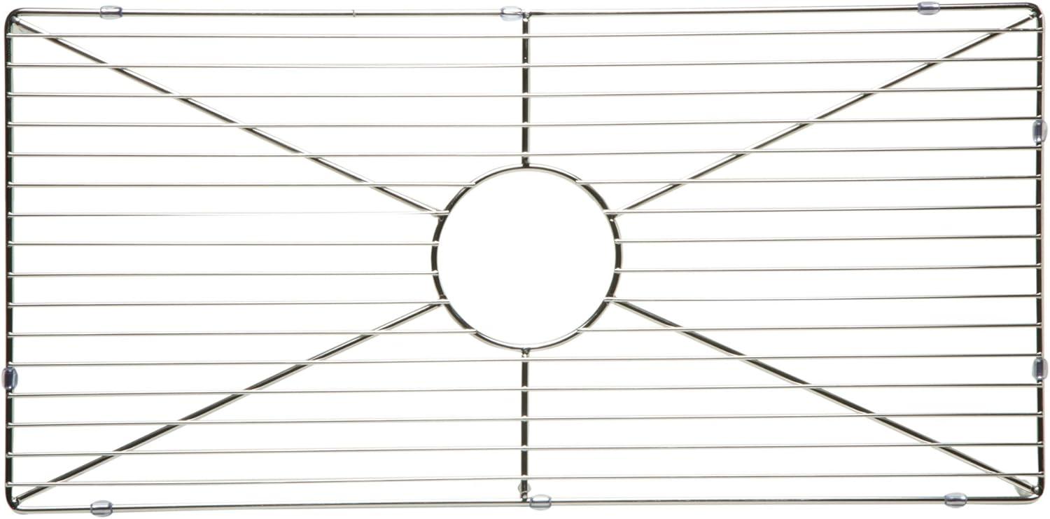 Stainless Steel Kitchen Sink Grid with Center Crossbar