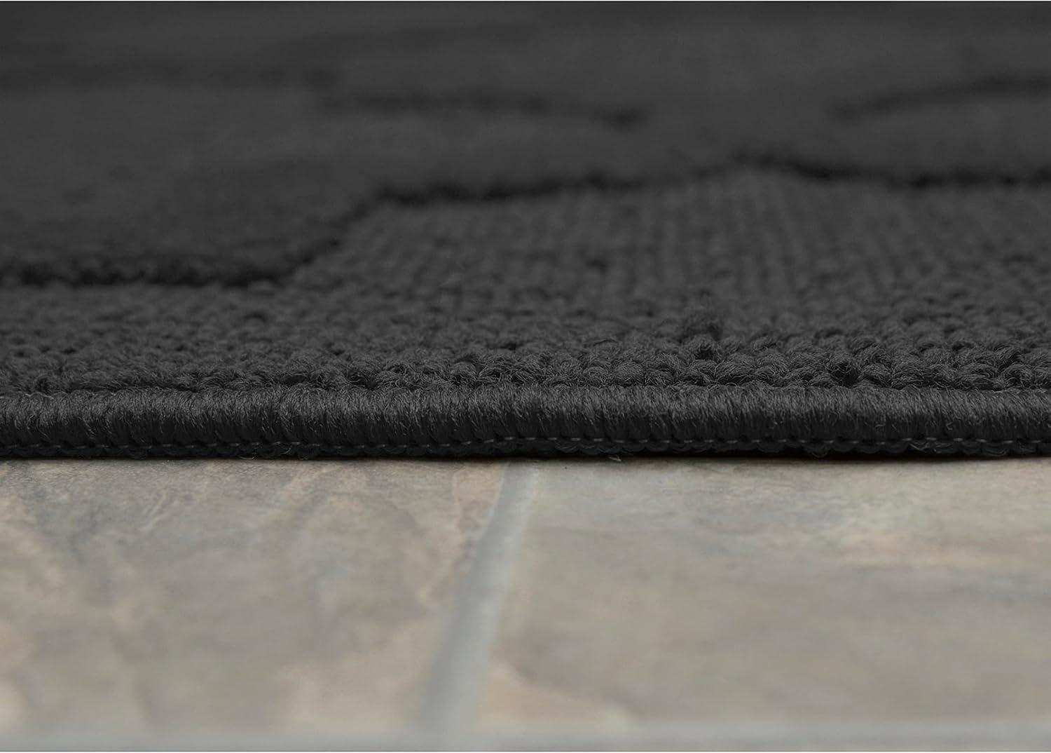 Garland Rug Quatro Polypropylene Cinder Gray Indoor Area Rug, 12' x 12'