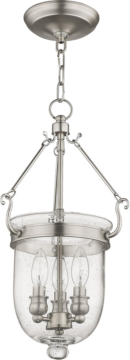 Livex Lighting Jefferson 3 - Light Chandelier in  Brushed Nickel